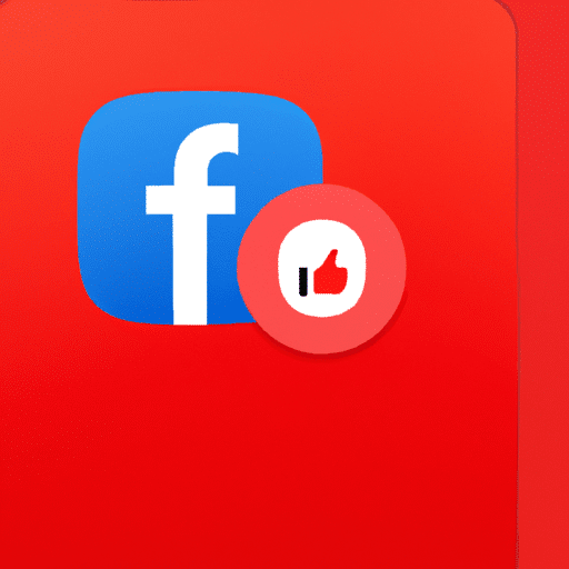 תמונה של סמל חשבון פייסבוק ועליו צלב אדום המציין שהוא נמחק